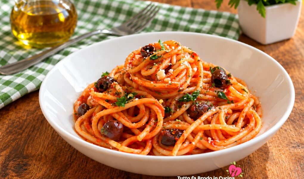 RICETTA SPAGHETTI ALLA PUTTANESCA