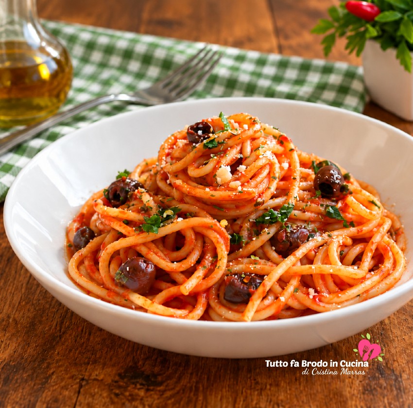 RICETTA SPAGHETTI ALLA PUTTANESCA
