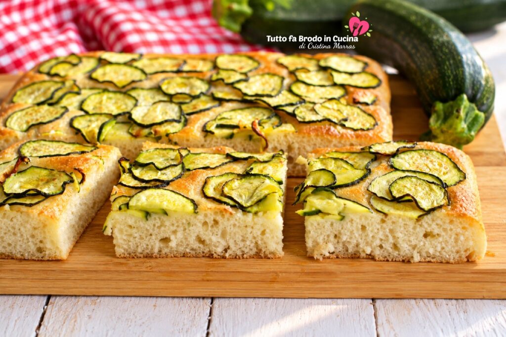 FOCACCIA ALLE ZUCCHINE MORBIDA