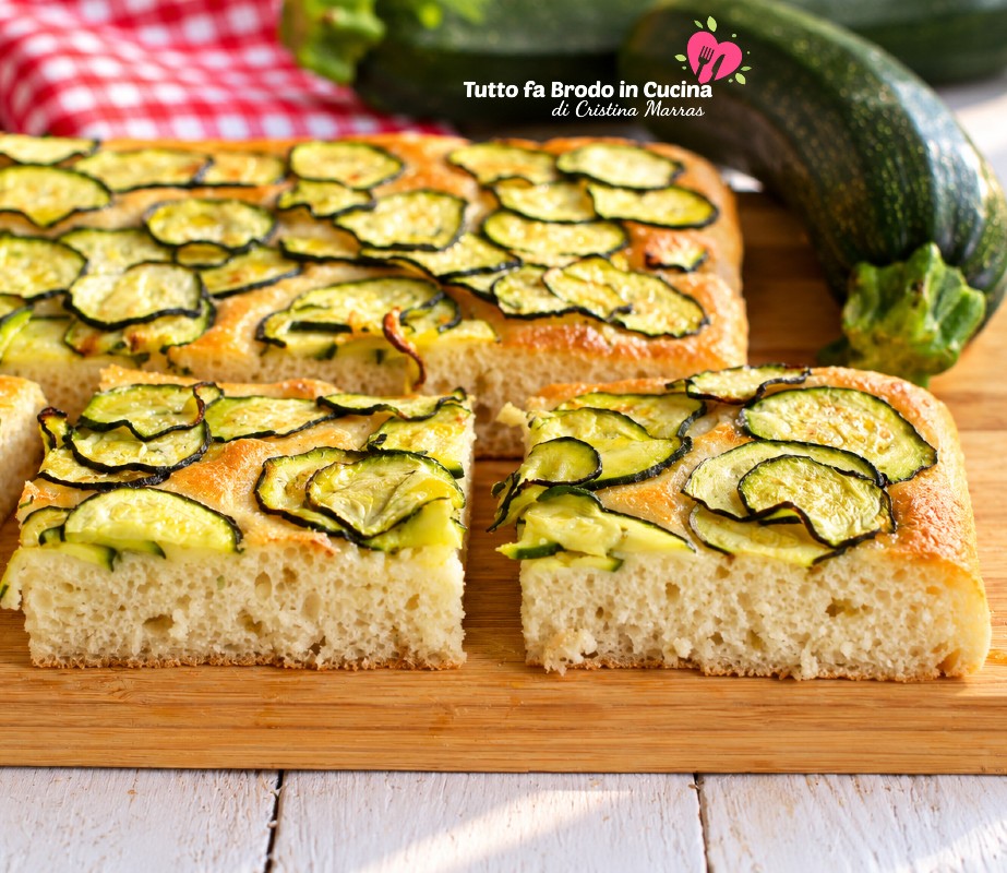 FOCACCIA ALLE ZUCCHINE MORBIDA