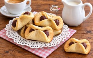 BISCOTTI FIOCCHETTI ALLA NUTELLA BIMBY