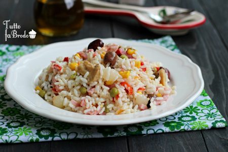INSALATA DI RISO CON PROSCIUTTO