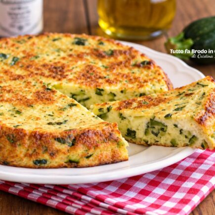 TORTINO DI ZUCCHINE AL FORNO