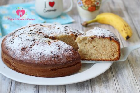 TORTA ALLE BANANE MORBIDA
