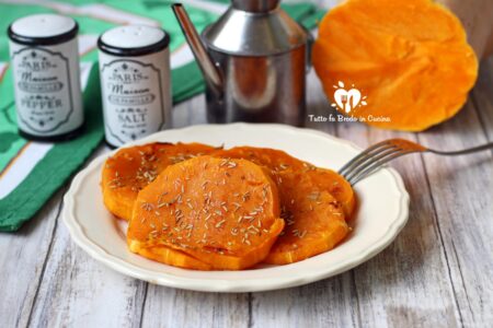 ZUCCA AL FORNO CON ROSMARINO