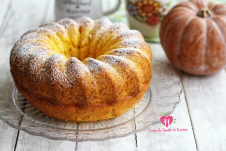 RICETTA CIAMBELLA ALLA ZUCCA BIMBY