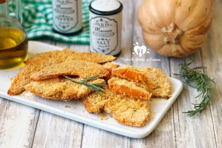 ZUCCA GRATINATA IN FRIGGITRICE AD ARIA