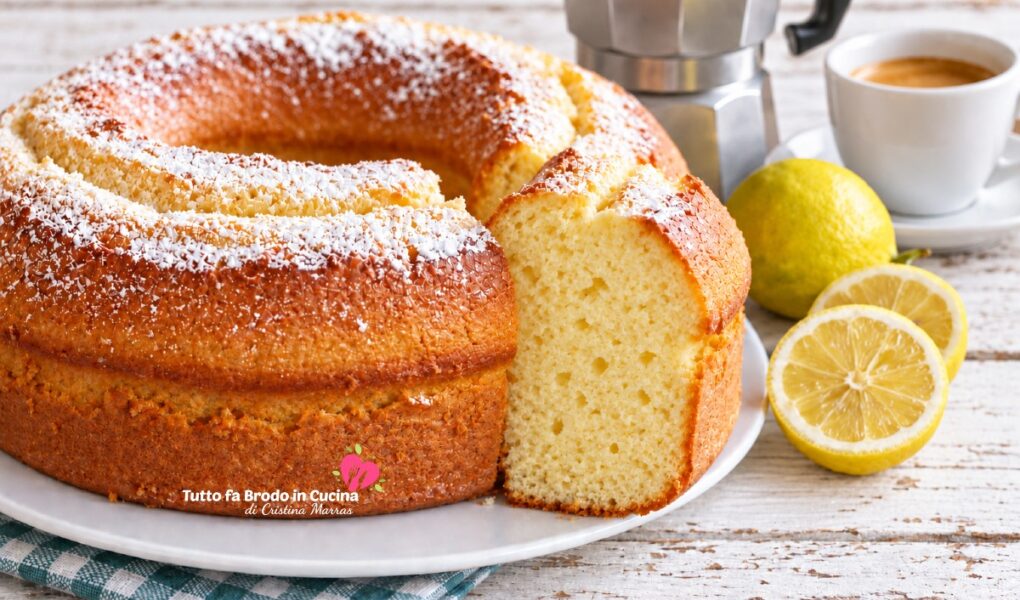 CIAMBELLONE AL LIMONE SENZA BURRO E LATTE