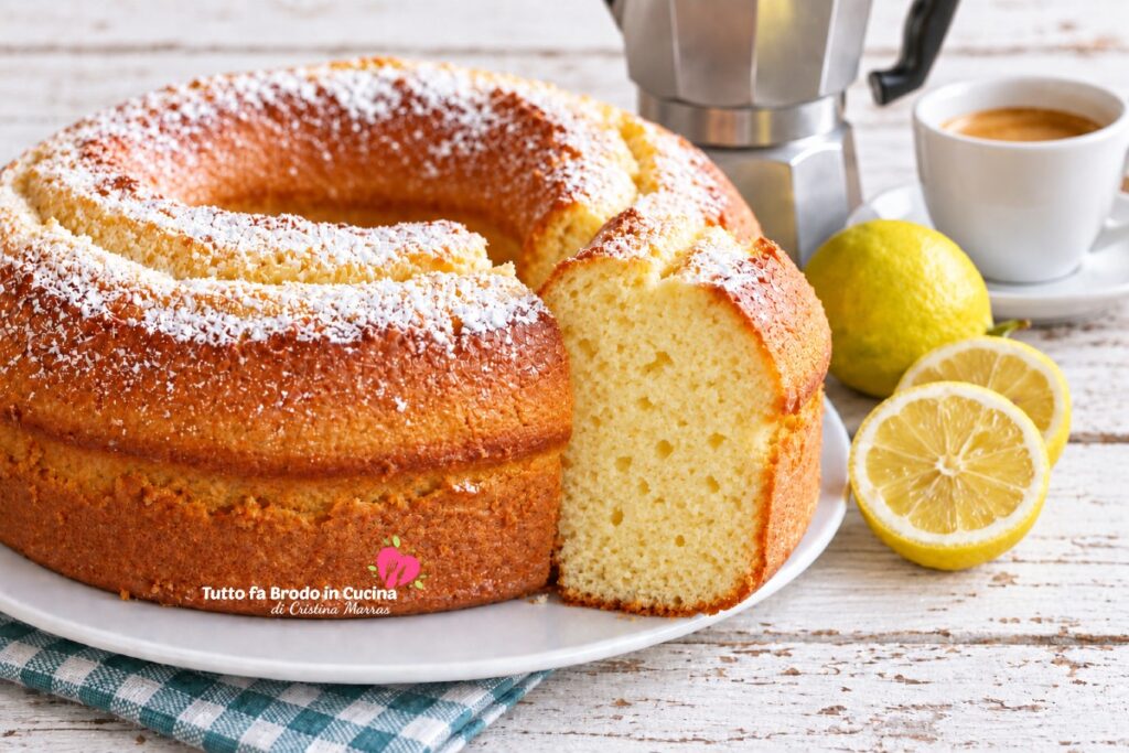 CIAMBELLONE AL LIMONE SENZA BURRO E LATTE