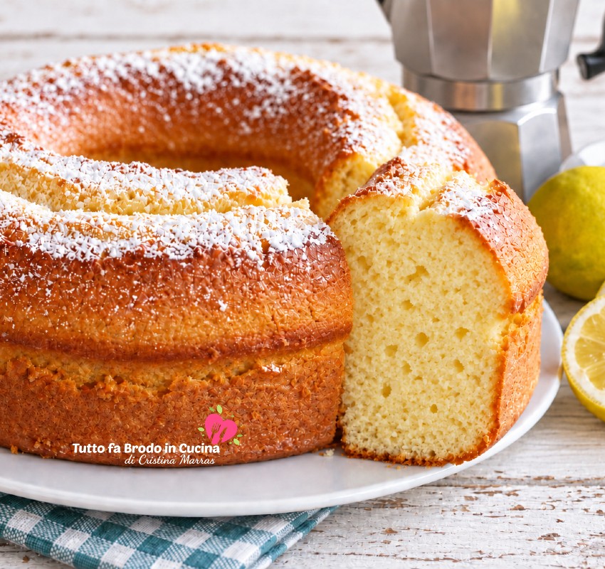 CIAMBELLONE AL LIMONE SENZA BURRO E LATTE