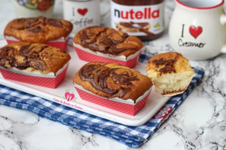 MINI PLUMCAKE VARIEGATI ALLA NUTELLA
