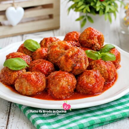 POLPETTE AL SUGO RICETTA BASE