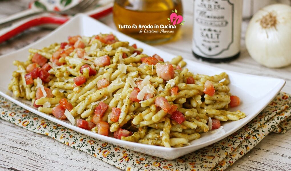 TROFIE AL PESTO E SPECK primo facile