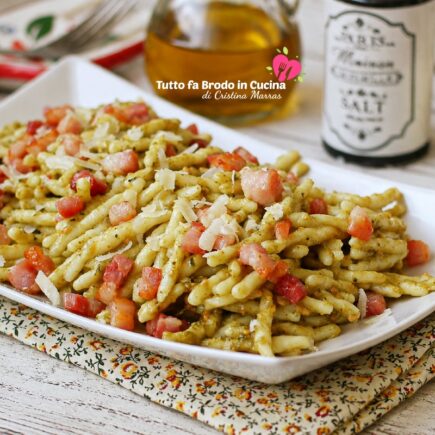 TROFIE AL PESTO E SPECK primo facile