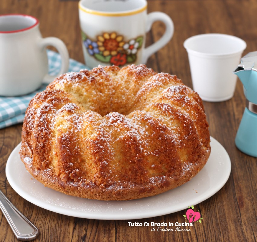 CIAMBELLA ALLO YOGURT DELLA NONNA ALTA E SOFFICE