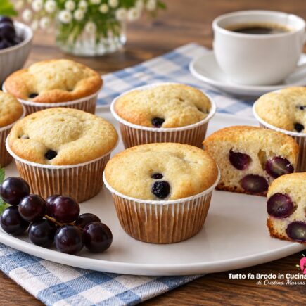 MUFFIN ALL'UVA SOFFICI E GOLOSI