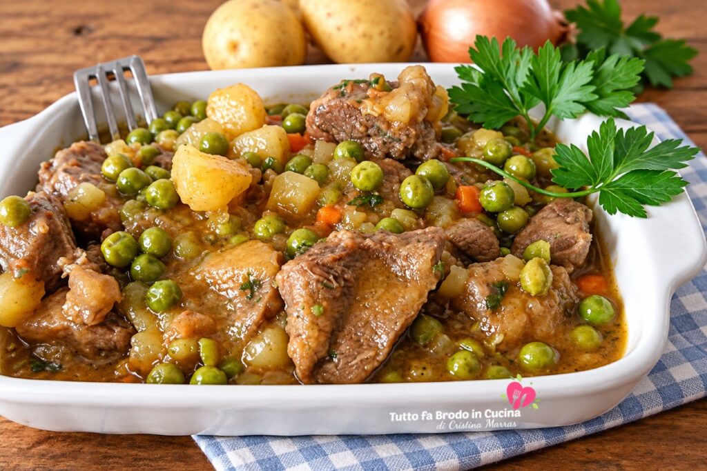 SPEZZATINO DI CARNE E PATATE MORBIDO