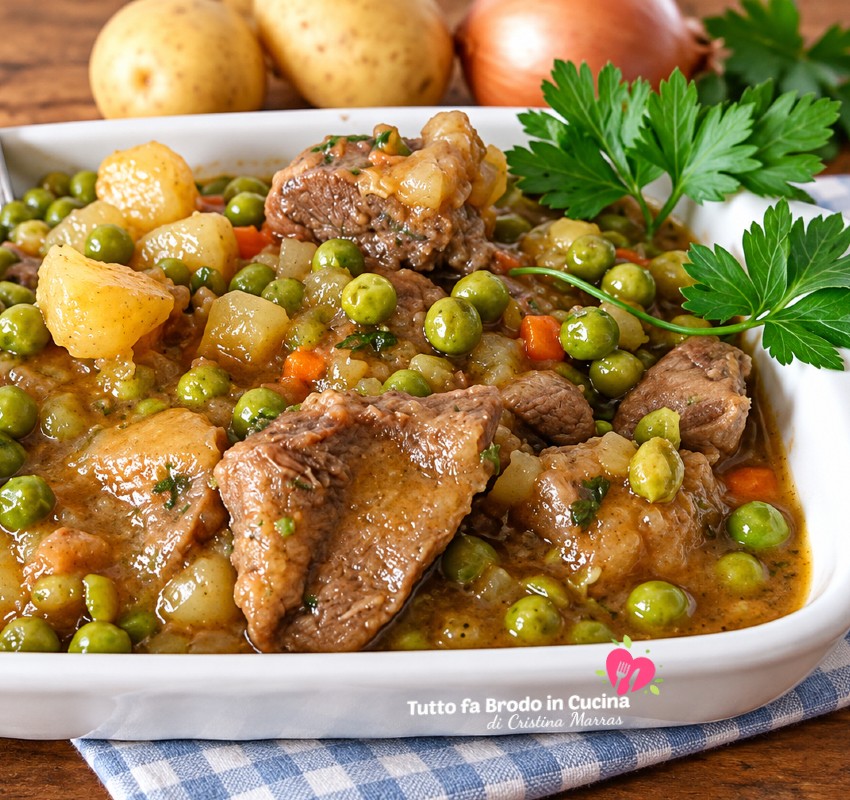 SPEZZATINO DI CARNE E PATATE MORBIDO
