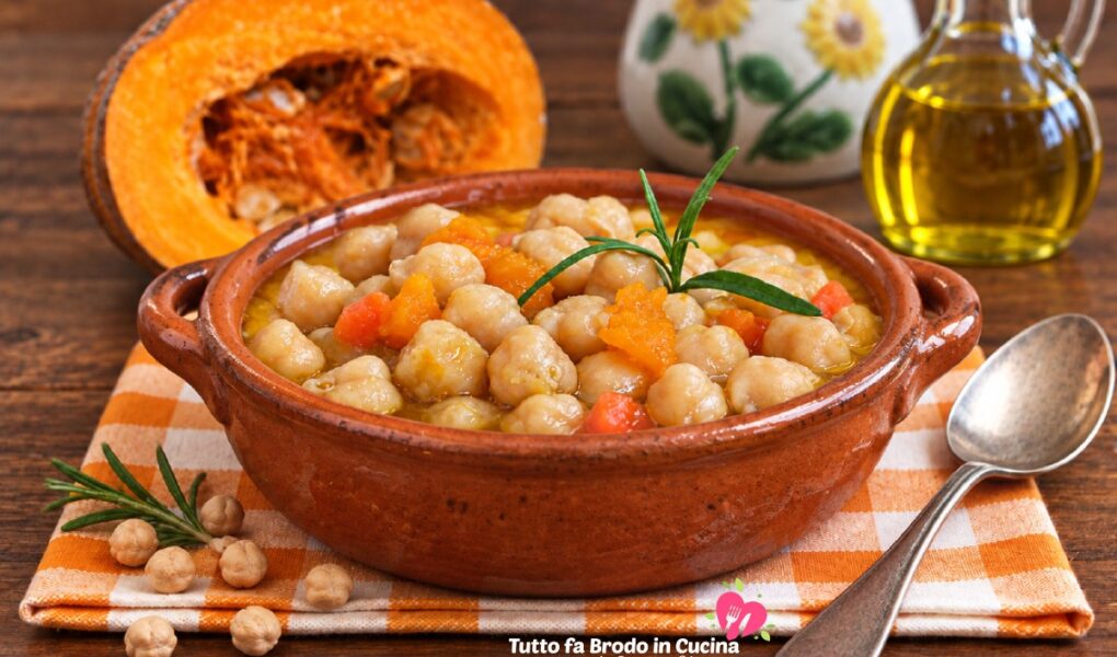 ZUPPA DI CECI E ZUCCA CREMOSA E SAPORITA