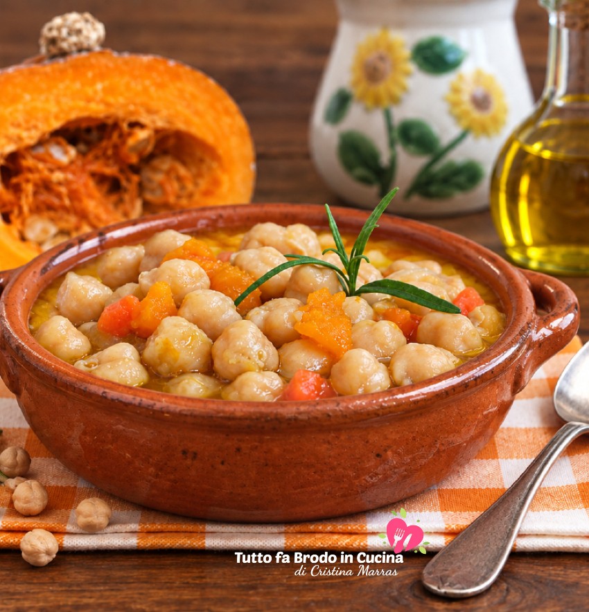 ZUPPA DI CECI E ZUCCA CREMOSA E SAPORITA