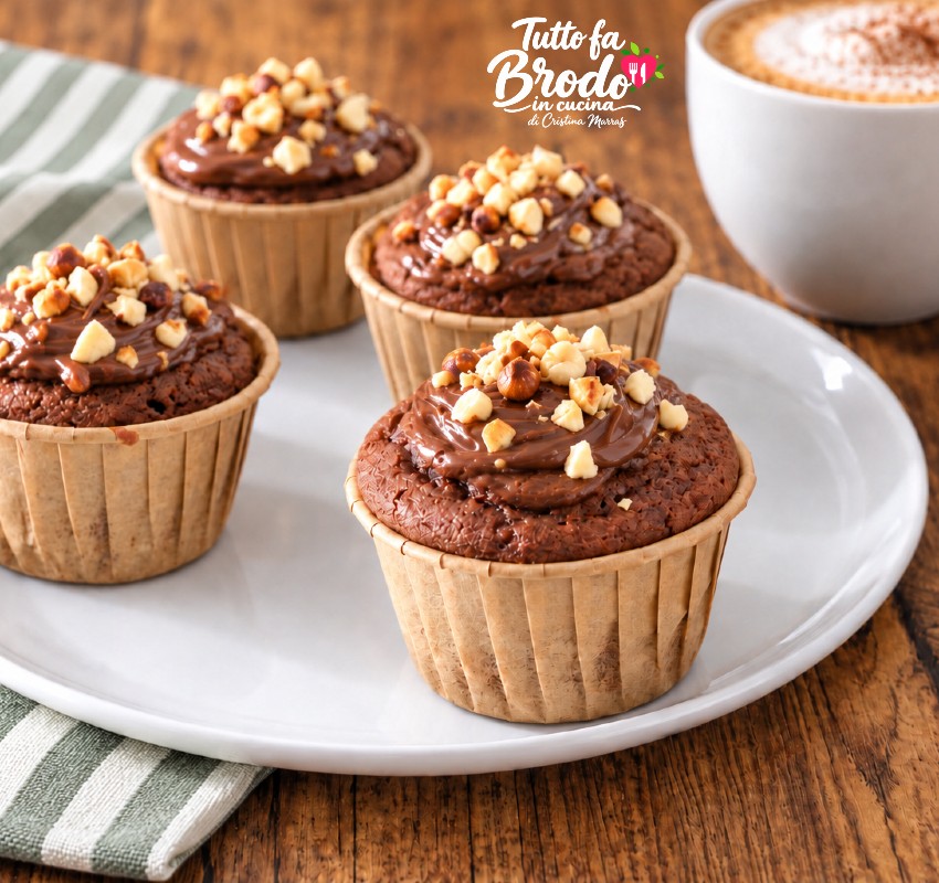 MUFFIN ALLA NUTELLA SOFFICI