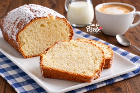 PLUMCAKE AL LATTE ALTO E SOFFICE